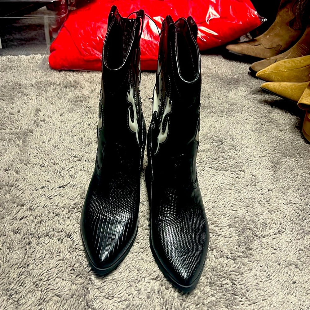Brand new 
Cowboy black booties 
Size 8